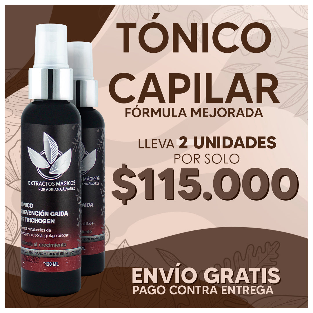 CONTROLA LA CAIDA DEL CABELLO  TONICO CAPILAR