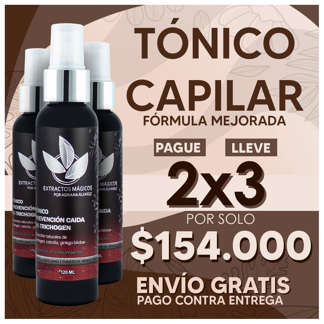 CONTROLA LA CAIDA DEL CABELLO  TONICO CAPILAR