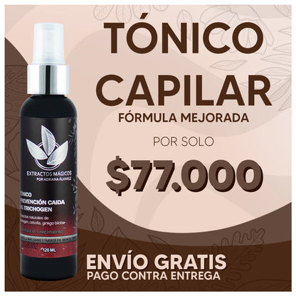 CONTROLA LA CAIDA DEL CABELLO  TONICO CAPILAR